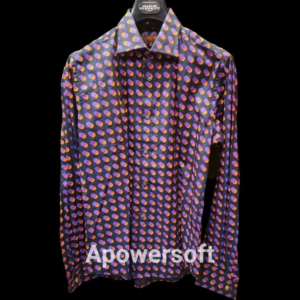 Extremely Rare!!! NWT TED BAKER London Ltd Edition Polka Dot Warship Shirt